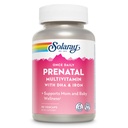 SOLARAY DHA 및 Iron, Prenatal Vitamins 및 Minerals를 가진 매일 전염성 Multivitamin을 기대하는 어머니, 쉬운 아침 초본 혼합 & 전체적인 음식 기초, 실험실 확인, 90의 서빙, 90의 VegCaps