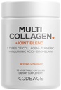 Codeage 다 교원질 단백질 + 합동 혼합 보충교재, Hyaluronic 산, Bromelain, Turmeric, Ginger, Boswellia, Astaxanthin - 가수분해한 둔감한 교원질 - 5 교원질 유형 - 비 GMO - 90의 캡슐