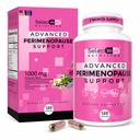 여성을 위한 Perimenopause & Menopause 지원 보충교재 – 까만 Cohosh & 빨간 클로버 Isoflavones를 가진 다 맹점 기복 | Ashwagandha Adaptogen & 초본 혼합 | 호르몬 균형 지원 | 120의 캡슐