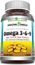 놀라운 오메가 3.6.9 보충 | 1200 Mg Per 서빙 | 250 Softgel | Unflavored | Non-GMO | 글루텐 프리 | 미국