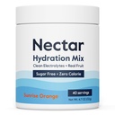 Nectar Sugar Free Electrolytes Powder - 유기 과일 설탕 또는 칼로리 - 탈수 기복과 급속한 탈수 용수 분말 - Keto와 Paleo (Orange 40 서빙 욕조)