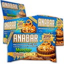 Anabar Protein Bar, Protein-Packed Candy Bar, Amazing Tasting Protein Bar, No Sugar Alcohols, High Protein, Amazingly Delicious (12 Bar, 우유 초콜릿 Monster Cookie Crunch)