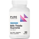 PureFormulas 우유 이틀 Supreme 250 mg – 간 건강 및 산화 방지제 지원 – Non-GMO 채식 캡슐 – 60 카운트