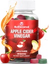 Apple Cider Vinegar Gummy | 여성용 체중 감량 생강 보조제 | Belly Fat Burner 500mg ACV Gummies | Boost Metabolism | Non-GMO Apple 풍미 비타민 | (60 카운트 병)