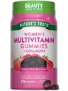 Nature's Truth Womens Multivitamin Gummies Plus Collagen & Biotin | 70 개 | 비 GMO 및 글루텐 무료 보충