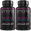 (2 팩) Avocado 기름, 비타민 B7, 비 GMO, 90의 소형 액체 Softgels, 아니 Soy에 있는 더 똑똑한 Biotin 5000mcg