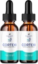 Cortexi Tinnitus Ear Drops - Cortexi 24, Cortexi Liquid Drops, Cortexi 리뷰, 귀 구호를위한 피시 드롭 (2 팩 - 120 ML)