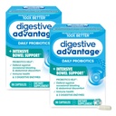 Digestive Advantage IBS Probiotics for Digestive Health & Intensive Bowel Support, Digestive Enzymes, Occasional Bloating & Gut Health 지원, 96ct 캡슐 (2)