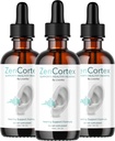 LIVORKA ZenCortex Drops, 귀 건강을위한 액체 보충, 건강한 보청기 - 3 병 (90 일 공급) - 3 팩