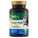 Petnc 자연적인 배려 고위 다 Chewables (60 조사), 매일 개 Multivitamin & Multimineral 지원은, 아연, 마그네슘, 철 & 더 많은 것을 포함합니다, 성숙한 개, 간장 풍미를 위한 전반적인 건강을, 지원합니다