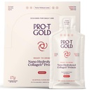 ProT 금 액체 교원질 단백질 탄, 17g 명확한 단백질 Nano-Hydrolyzed 잔디 Fed 교원질, 부상 지원을 위한 2g 아르기닌, 글루텐 자유로운, 설탕 자유로운, 0g Carbs, 비 GMO, 베리, 1개의 fl oz, 24 팩