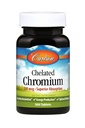 Carlson Chelated Chromium 200 mcg 우량한 흡수 - 건강한 대사 에너지 생산 & Optimal 웰니스 - 300의 정제