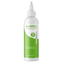 개와 고양이를위한 Vetwell 귀 클리너 - 감염과 애완 동물의 귀 감염과 냄새를 제어하기위한 Otic Rinse - 8 oz (Cucumber Melon)