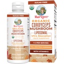 MaryRuth Organics Cordyceps Mushroom Supplement | Ultra Absorption Liposomal | Full Spectrum Mushroom | 200mg Beta-Glucans Per 서빙 | USDA Organic | Vegan | 7.6 oz | 15 서빙