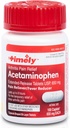 시간 모자 LABS, INC. 적시 Acetaminophen 650 Mg 장시간 방출 - Fever 흡진기, 관절염 고통 Reliever, 합동 진통 알약 - 100개의 모자를 씌우기