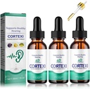 REYROB 3 팩 Cortexi Tinnitus 치료, [1x30ML] Cortexi Hearing 지원 드롭, 귀 건강을위한 Cortexi 고급 공식 드롭