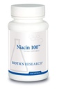 생물 연구 Niacin 100, 100 밀리그램 Niacin, 비타민 B3, 콜레스테롤, HDL, LDL, Triglyceride, LP, 심장 혈관 건강, 150 캡슐