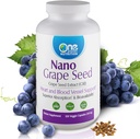1개의 행성 영양 나노 포도씨 추출물 250 mg Veggie 캡슐 (120의 서빙), 강화한 흡수를 위한 나노, 관 건강, 비 GMO, Vegan, 글루텐 자유로운을 위한 산화 방지제 건강 지원