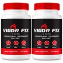 (2 팩) Vigor 수정 남성 보충교재, 남자를 위한 VigorFix 알약, 전반적인 건강 및 웰빙을 위한 매일 영양, Vigor 조정 지원 캡슐 및 에너지, 리뷰 (120의 캡슐)