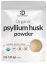 DEAL SUPPLEMENT 유기 Psyllium Husk 분말, 3lbs (48oz) - 불연성 규정식 섬유 - Gut & Digestion 건강 - 굽기 & 요리에 대하 중대한 - Keto 친절하고, 글루텐 자유로운, 비 GMO