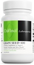 DAVINCI Labs 포도씨 100 - 면역 체계, 관 기능 및 건강한 피부*를 지원하는 규정식 보충교재 - 서빙 당 100 mg 포도씨 추출물과 - 글루텐 자유로운 - 60 채식 캡슐