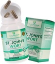 Pure Premium St. Johns Wort 캡슐 500mg - 무드 지원 보충교재 - 초본 & 자연적인 정상적인 긴장 보충교재 - 남자 & 여자를 위한 St John Wort 지원 긍정적인 계류 - 3 달 공급 - 100개의 캡슐