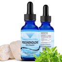 L-Theanine 진보된 공식 390 mg를 가진 Absonutrix Pregnenolone, 미국, 빠른 흡수, 질 유력한 성분, 비 GMO, GMP에 의하여 증명된 시설에서 만드는 4개의 Oz 액체, 302 서빙