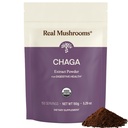 Real Mushrooms Chaga Mushroom Powder – Fruiting Body의 유기 Chaga 추출물 – Wellness & Energy Support – Vegan, Non-GMO, 150 서빙 – 매일 사용을위한 버섯 보충