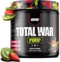 REDCON1 Non Stim & Caffeine Free Pre Workout Powder for Women & Men - Total War Pump - L-Citrulline, Beta Alanine 및 More - 하루 언제든지 운동 - Strawberry Kiwi (10.58 온스)