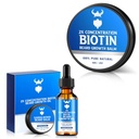 남자를 위한 2X 농도 Biotin를 가진 Beard 성장 기름 및 남자를 위한 Biotin Beard Balm & 조절 Beard 왁스, Hydrates & thickens 얼굴 머리 성장