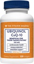 비타민 Shoppe Ubiquinol CoQ-10 100mg - Statins를 복용하는 사람들을 위해 Beneficial - 심장 및 세포 건강 및 건강한 에너지 생산, 필수 산화 방지제 - 매일 (120 Softgels)