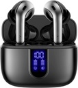 TAGRY Bluetooth 헤드폰 진실한 무선 Earbuds 60H 재생 LED 힘 전시 무선 위탁 케이스 IPX5를 가진 이어폰은 텔레비젼 똑똑한 전화 노트북 컴퓨터 스포츠를 위한 Mic를 가진 귀 이어폰을 방수 처리합니다