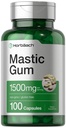 Horbäach Mastic Gum | 1500mg | 100 캡슐 | 비 GMO & 글루텐 무료 보충