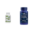 간 건강을 위한 Sulforaphane를 가진 Jarrow BroccoMax, 120 지연된 방출 캡슐 & 생활 연장 N-Acetyl-L-Cysteine (NAC), 면역, 호흡기, 간 건강