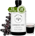 Elderberry Syrup by Elderlane - Elderberry 샷 - 아이 & 성인을위한 Immune 지원 보충 - 면역 부스터 - 꿀 및 Elderberry로 만든 - 글루텐 - 무료 - 8.5 Fl Oz