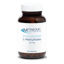 신진 대사 유지 보수 L-Methylfolate 2.5 mg - L 메틸 Folate, 여성 및 남성, 메틸을 섞은 비타민 B9 (5-MTHF) 뇌 건강, 초점 및 Calm - 30 캡슐 (팩 1)