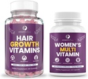 Mommyz 사랑 Postpartum 탈모 비타민 - 머리 성장, 레이디언트 피부와 강한 못을 위한 Biotin Gummies 여성을 위한 매일 Multivitamins, 에너지, 초점 및 계류