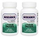 Nutrient 운반대 진보적인 연구 리튬 Orotate 120 Mg 200의 정제 (2의 포장)