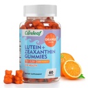 Vegan Lutein과 Zeaxanthin 보충 교재, Zeaxanthin & 비타민 A, 건조한 눈 기복 & 명확한 시각을 위한 Lutein Gummies, 고위 & 아이, 60 조사, 오렌지 풍미를 위한 눈 비타민