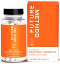 남성과 여성을 위한 FUTURE METHOD Synbiotic Prebiotics - Digestion, Immunity & Regularity (60ct)를 위한 Probiotics & Prebiotic 보충교재