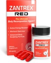 Zantrex Red Body Recomposition & Active Energy Booster Supplement | 몸 조각, 증가 초점 및 운동 성능 지원 | 28 캡슐