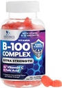 비타민 C & Folic 산, Niacin, B6, Folic 산, B12, Biotin, Nature's Energy Immune 지원 보조 식품과 B 복합 보충 교재 - 120 Gummies