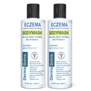 Dermasolve Eczema 기복 바디 워시 (2 팩) | Protects, Moisturizes, and Repair Skin - Kids, 아기 & 성인 - 스테로이드 무료