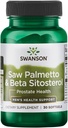 Swanson Saw Palmetto 과 Beta Sitosterol 30 Sgels