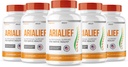 (5 팩) Arialief Sciatica Nerve 지원, Arialeaf 진보된 Nerve 건강, Arialeaf 주요한 팔 Sciatica, Aria 잎 Primepalm Aria Lief, Nerve 안전 보충교재 Sciatic Soothing (300의 캡슐)