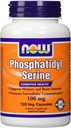 지금 음식 Phosphatidyl Serine 100mg, (2 x 120) 240 Veg 캡슐