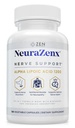 Zen Nutrients NeuraZenX Nerve 지원 & 1200mg 알파 Lipoic 산 (ALA), Benfotiamine, L Carnitine 및 심황을 가진 Peripheral Neuropathy 지원 보충교재