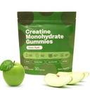 크레아틴 Gummies 5g Monohydrate + Taurine & B12 - 설탕 자유로운, Vegan, 글루텐 자유로운 - 녹색 사과 - 힘, 에너지 & 초점을 위한 120 조사 (30 봉사)