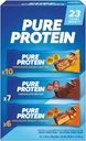 순수한 단백질 막대기, 다양성 팩, 1.76 oz, 23ct
