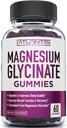 Atlantis Nutrition Magnesium Glycinate Gummies 700mg - 어린이 및 성인을위한 Vegan 마그네슘 글리세라이드 - 근육 지원 및 강화 수면 - 맛있는 포도 풍미 - 전체 가족을위한 - 60 개
